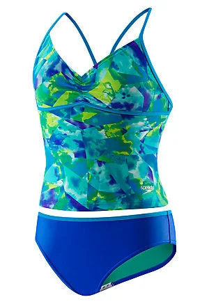 SPEEDO Girl's Tie Dye Sky Tankini 2PC (7-16)